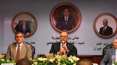 جبران: لن نسمح بعمالة أجنبية على أرض مصر دون ترخيص (صور)