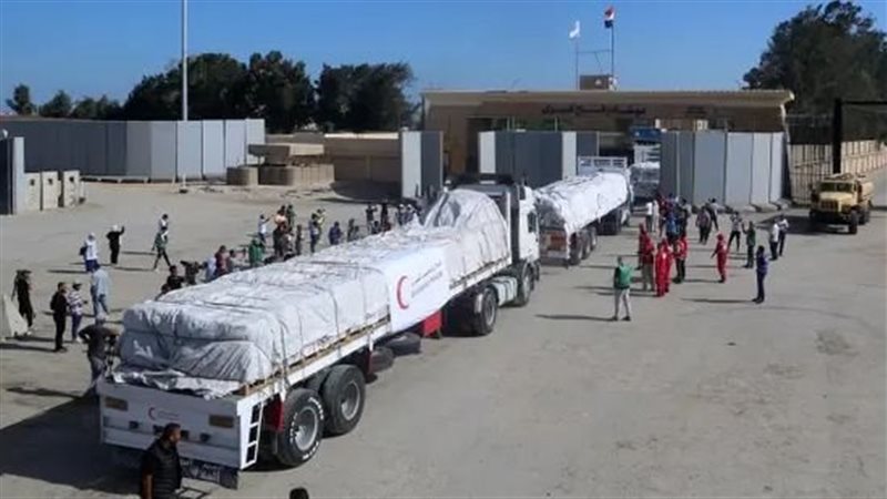 المساعدات إلى غزة