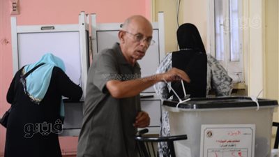 كبار السن يتصدرون المشهد بانتخابات الشيوخ  بالجيزة (ًصور)