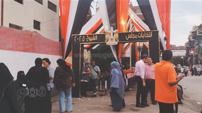 انتخابات الشيوخ، إقبال متوسط على لجنة أبطال بورسعيد بالزاوية الحمراء قبل غلق التصويت (صور)