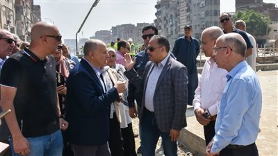 محافظ الشرقية يتفقد أعمال إحلال وتجديد مصرف بلبيس 