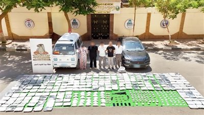 إحباط محاولة تهريب مخدرات بـ 35 مليون جنيه إلى داخل البلاد بالسويس (صور) 