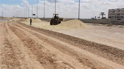 تنفيذ الخطوط الرئيسية للمياه والصرف و24 مجاورة سكنية بتوسعات العبور الجديدة