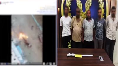 القبض على طرفي مشاجرة بالزجاجات المشتعلة والتلويح بالسلاح لخلافات الجيرة بالبحيرة