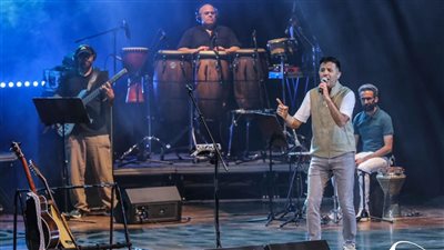 في حفل كامل العدد، حمزة نمرة يشعل مهرجان الصيف الدولي بمكتبة الإسكندرية (صور)