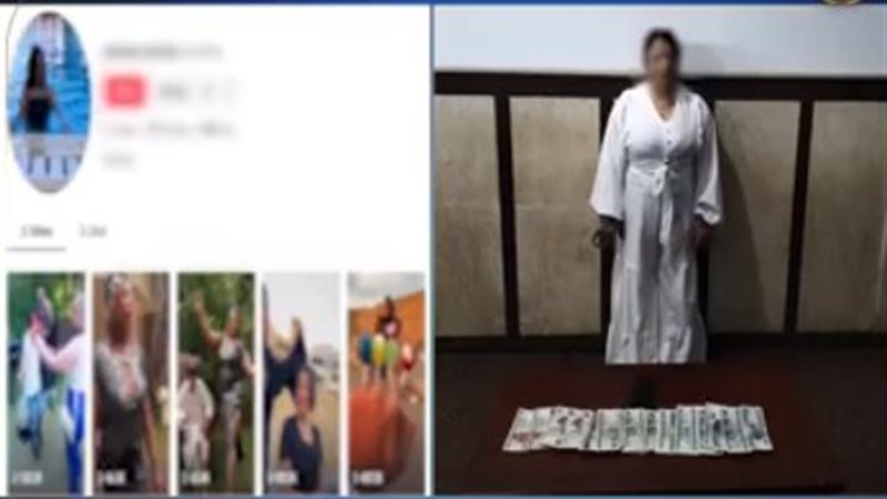 ضبط صانعة محتوى بالجيزة