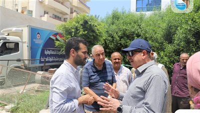 رئيس صرف صحي الإسكندرية يتفقد عدد من محطات منطقة العجمي 