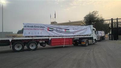  قادمة من قطر والإمارات، عبور 68 شاحنة مساعدات إغاثية معبر رفح البري