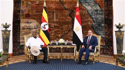  بلغ 133 مليون دولار 2024، السيسي: نتطلع لمضاعفة حجم التبادل التجاري مع أوغندا 