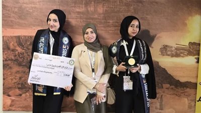 مدرسة المتفوقين بالدقهلية تفوز بالمركز الأول في مسابقات المؤتمر الدولي الخامس للاتصالات