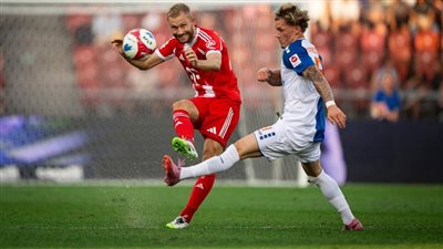 استعدادا للسوبر الألماني، بايرن ميونخ يتخطى جراسهوبرز وديا (صور)