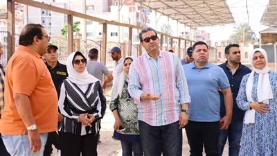 محافظ دمياط يتابع الموقف التنفيذي لتطوير سوق فارسكور 