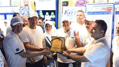 محافظ دمياط يفتتح مهرجان الجبن الدمياطي برأس البر