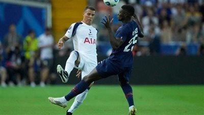 75 دقيقة، توتنهام يقترب من تتويج تاريخي بكأس السوبر الأوروبي أمام باريس سان جيرمان