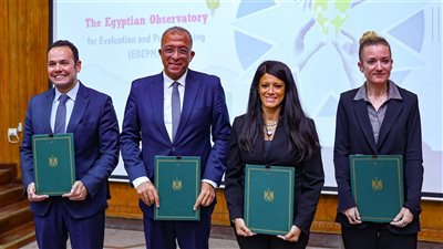 المشاط توقع بروتوكول تعاون لتأسيس مرصد تقييم السياسات داخل المؤسسات الحكومية