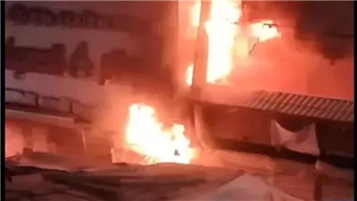 السيطرة على حريق بسطح عقار في طوسون بالإسكندرية