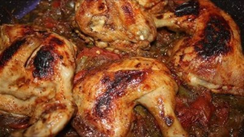 الفراخ فى الفرن 