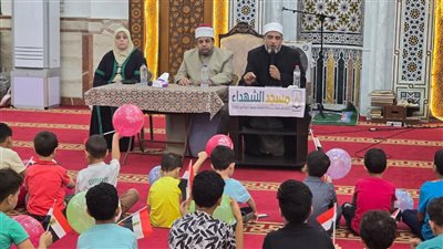 مسجد الشهداء في المنصورة يستقبل حشدًا من الأطفال ضمن مبادرة 