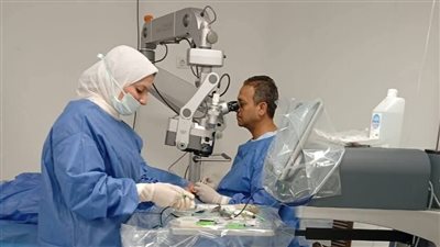 إجراء 20 عملية مياه بيضاء في يوم واحد بمستشفى نجع حمادي بقنا