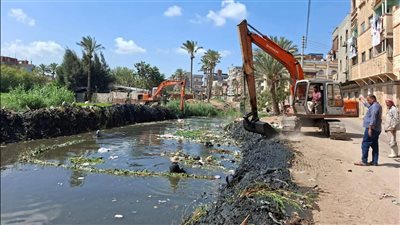حملات مكثفة للنظافة وتطهير الترع بعدد من مدن دمياط