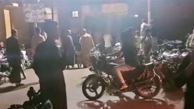زفة عروسين تنتهي بكارثة، إصابة 7 أشخاص في استعراض بالدراجات النارية بالشرقية (صور)