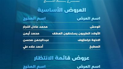 مهرجان الإسكندرية المسرحي يعلن العروض المشاركة في دورته الـ 15