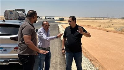 رئيس جهاز مدينة سفنكس الجديدة يتفقد مشروعات الطرق والمرافق