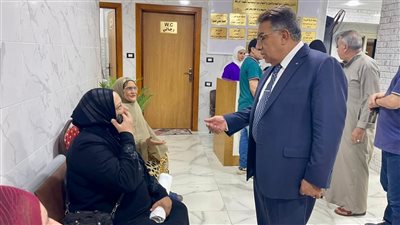 محافظ الدقهلية في زيارة مفاجئة لقرية منية محلة دمنة