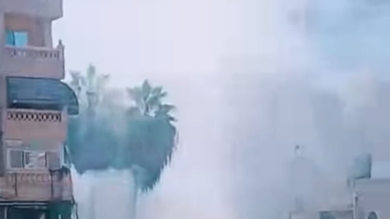 حريق فيلا عادل امام