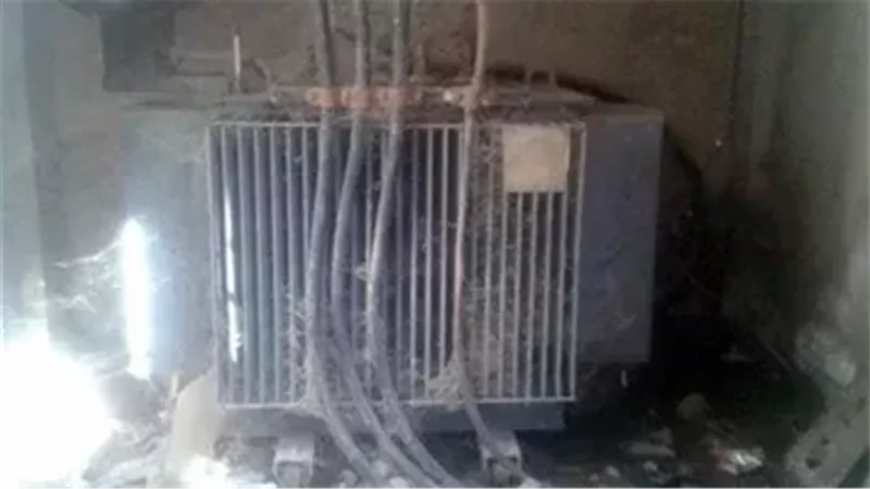 حريق غرفة محولات