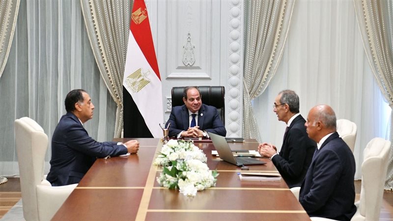 الرئيس السيسي يجتمع