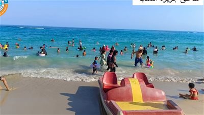 إقبال متوسط للمواطنين على شواطئ الإسكندرية 