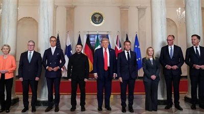 ترامب خلال اجتماعه مع قادة أوروبيين: يتعين علينا بحث تبادل محتمل للأراضي بين روسيا وأوكرانيا