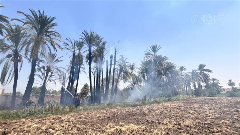 السيطرة علي حريق