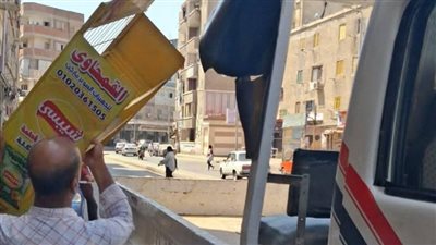 رفع وإزالة 193 حالة إشغال متنوعة بدمنهور