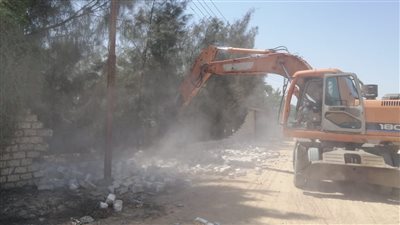 إزالة 29 حالة تعد على أملاك دولة وأراض زراعية بالشرقية 