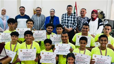 وكيل رياضة الدقهلية تكرم مركز اللياقة البدنية (صور)