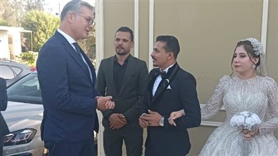 وزير البترول يشهد حفل زفاف نجل سائق شاحنة البنزين ضحية واقعة حريق العاشر