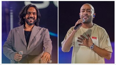 في ليلة لا تنسى، تامر عاشور وبهاء سلطان يشعلان مهرجان صيف بنغازي (صور)