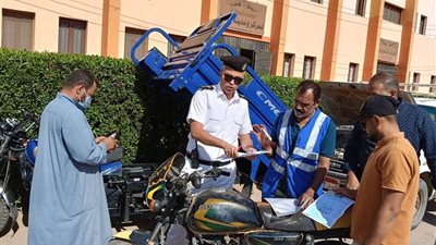 المرور ينظم قافلة لـ فحص المركبات تيسيرا علي المواطنين بالوادي الجديد