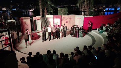 مرات جوزي، عرض مسرحي كوميدي بمكتبة مصر العامة بالمنصورة (صور)