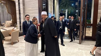 استقبال رسمي رفيع لمفتي الجمهورية فور وصوله العاصمة التايلاندية في زيارة رسمية