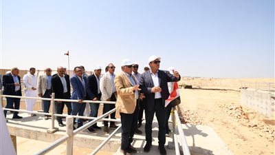 شريف الشربيني يستعرض تفاصيل مشروع توسعات محطة معالجة الصرف الصحي بمرسى مطروح 
