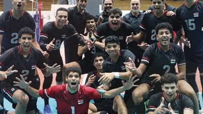 منتخب ناشئي الطائرة يهزم ليبيا ويصعد إلى نهائي البطولة العربية بالأردن