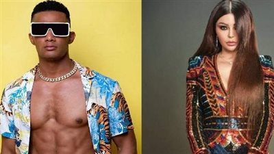 برقص مثير وصدر عار، محمد رمضان وهيفاء وهبي يشعلان حفل بيروت (فيديو)