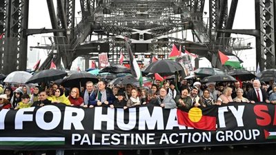 تظاهرات كثيفة في سيدني تنديدًا بالتجويع في غزة 