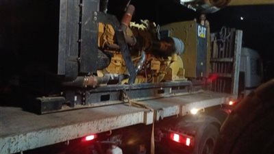 دعم مركز الفرافرة بـ2 ماكينة توليد كهرباء إضافية بالوادي الجديد 