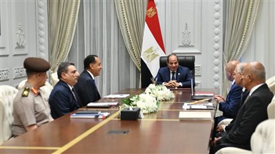 تكليفات قوية من السيسي لـ وزير الصناعة والنقل بحضور مدبولي