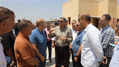 علي مساحة 2000م٢، محافظ الجيزة يتفقد الموقف العام الجديد بأطفيح