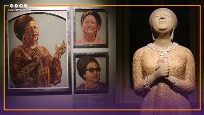صوت مصر، معرض فني يروي حكاية أم كلثوم من الميلاد إلى مساندة الجيش (فيديو وصور) 
